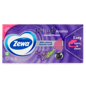 Zewa Deluxe 3 rétegű papír zsebkendő Lavender Dreams