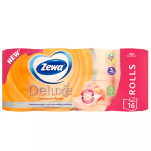 Zewa Deluxe 3 rét. toalettpapír 16 tek- barack