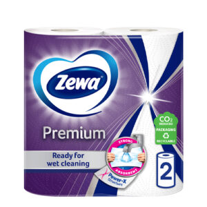 Zewa Premium 2 rétegű papírtörlő, 2 tekercs, 45 lap